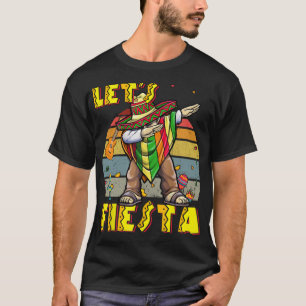 Dabben Mexicaanse Poncho Cinco De Mayo Grappige Vi T-shirt