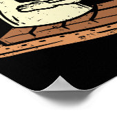 Dabben Smore Marshmallow Schattig Dab Dans Kampere Poster (Hoek)