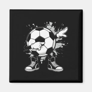 Dabben Voetbal Ll Grappige Jongens Mannen Vrouwen Magneet