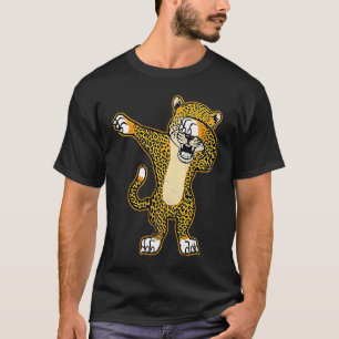 Dabbende jachtluipaard Grote Kat Katachtig Wild Di T-shirt