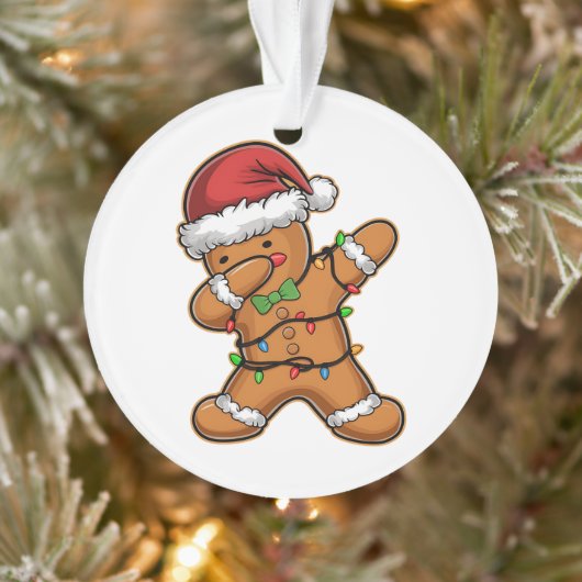 Dabbende Licht Kerstboom van Peperkoek Kerstmis Ornament (Boom)