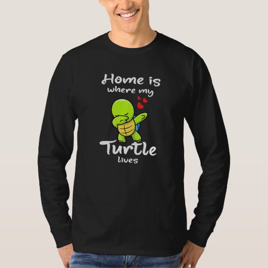 Dabberschildpad als Gezegde T-shirt (Voorkant)