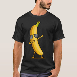 Dabbin' gele banaan - Dep grappig dansend fruit T-shirt