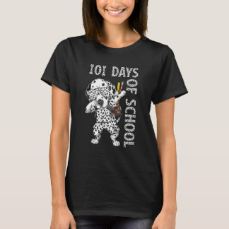 Dabbing 101 Days School Student Or Teacher Boy Kid T-shirt