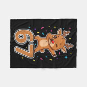 Dabbing 67 Reindeer 67 Funny Six Seven Meme Gen Z Fleece Deken (Voorkant (Horizontaal))
