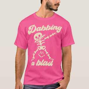 Dabbing a Blast Grappig Skelet Fart Joke T-shirt