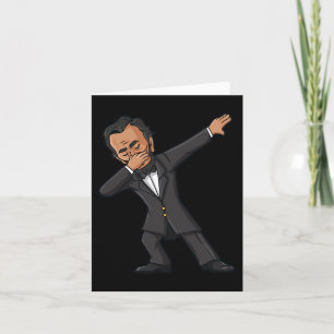 Dabbing Abraham Lincoln 4 juli Abe Dab Boys G Kaart