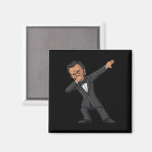 Dabbing Abraham Lincoln 4 juli Abe Dab Boys G Magneet (Voorkant / Achterkant)