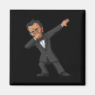 Dabbing Abraham Lincoln 4 juli Abe Dab Boys G Magneet