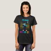 Dabbing Afstuderen Boy 6e klas genageld Het Grappi T-shirt (Voorkant volledig)