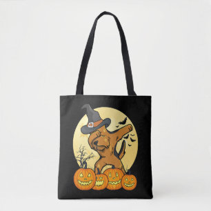 Dabbing Airedale Terrier Grappige Hond Halloween G Tote Bag
