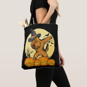 Dabbing Airedale Terrier Grappige Hond Halloween G Tote Bag (Dichtbij)