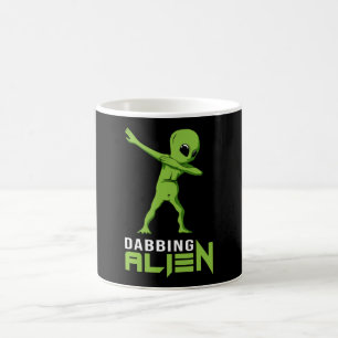 Dabbing Alien Area 51 Ufo Space Aliens Funny Gift Koffiemok