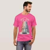 Dabbing Alien Shirt Ufo Abduction Shirt Retro Alie (Voorkant volledig)