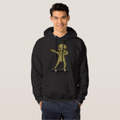Dabbing Alien Skater  Skateboard Dab Hoodie (Voorkant volledig)