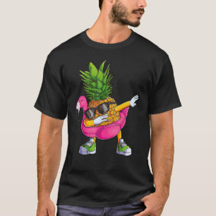 Dabbing Ananas Flamingo Tropisch aloha Strand Vaka T-shirt