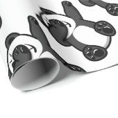 Dabbing Animals Panda Cadeaupapier (Rol Hoek)