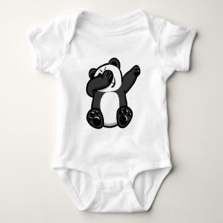 Dabbing Animals Panda Romper