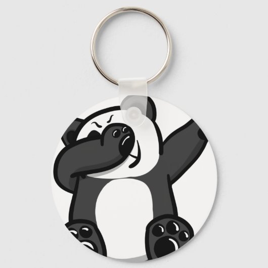 Dabbing Animals Panda Sleutelhanger (Voorkant)