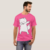Dabbing Arctic Fox Cute Arctic Fox T-shirt (Voorkant volledig)