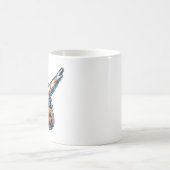 Dabbing Astronaut Halloween Cowboy Jack O Lantern Koffiemok (Center)