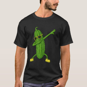 Dabbing Augurk Dans Vegan Grappig Vegetarisch Komk T-shirt