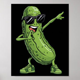 Dabbing augurk dansen komkommer grappig sungl prod poster