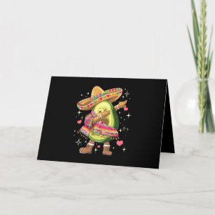 Dabbing Avocado Cinco De Mayo Grappige Mexicaanse  Bedankkaart