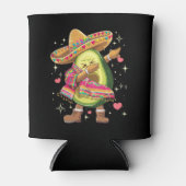 Dabbing Avocado Cinco De Mayo Grappige Mexicaanse Blikjeskoeler (Voorkant)