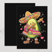 Dabbing Avocado Cinco De Mayo Grappige Mexicaanse  Kaart (Voorkant / Achterkant)
