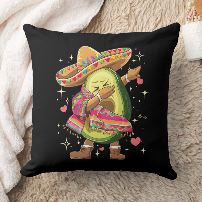 Dabbing Avocado Cinco De Mayo Grappige Mexicaanse  Kussen (Deken)