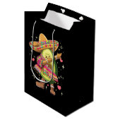 Dabbing Avocado Cinco De Mayo Grappige Mexicaanse  Medium Cadeauzakje (Voorkant Gekanteld)