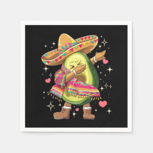 Dabbing Avocado Cinco De Mayo Grappige Mexicaanse  Servet