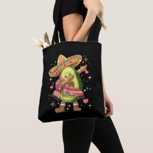 Dabbing Avocado Cinco De Mayo Grappige Mexicaanse Tote Bag