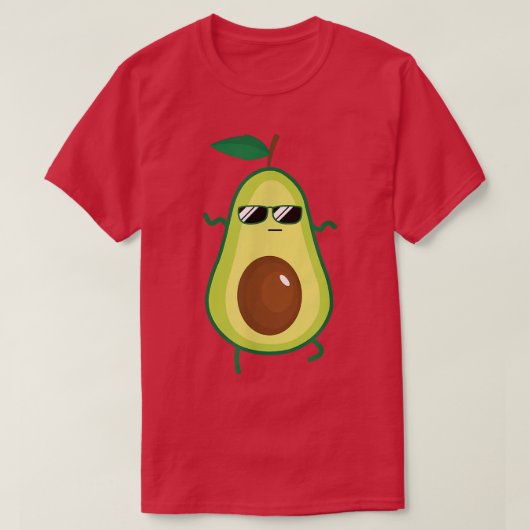 Dabbing Avocado Funny Vegan Food Lover T-shirt Kin (Design voorkant)