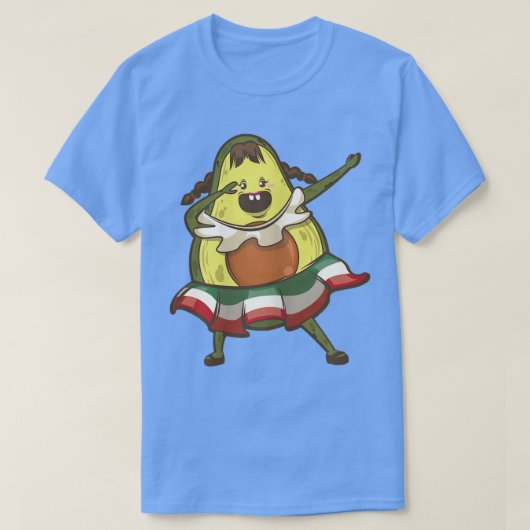 Dabbing Avocado Girl Cinco De Mayo  T-shirt (Design voorkant)