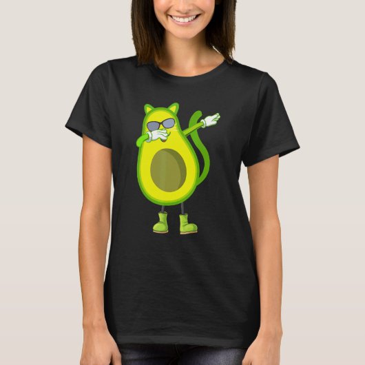 Dabbing Avocado kat avocato T-shirt (Voorkant)