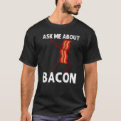 Dabbing Bacon Pancetta Bacon Strips Mannen Vrouwen T-shirt (Voorkant)
