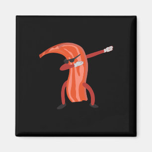 Dabbing Bacon Shirt Cool Dainty Cut van Pork Gift Magneet