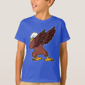 Dabbing Bald Eagle Funny Dab Bird T-shirt (Voorkant)