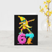 Dabbing Banana 67 Ice Cream Drip Funny Six Seven M Kaart (Gele Bloem)