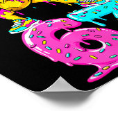 Dabbing Banana 67 Ice Cream Drip Funny Six Seven M Poster (Hoek)