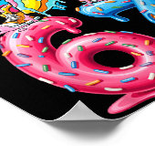 Dabbing Banana 67 Ice Cream Drip Funny Six Seven M Poster (Hoek)