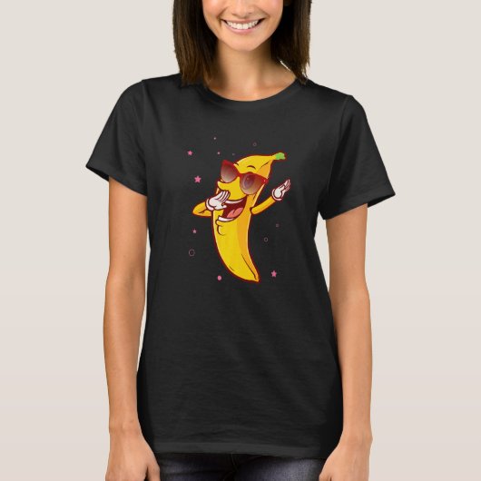 Dabbing Banana Cute Banana Dabbing Dab T-shirt (Voorkant)