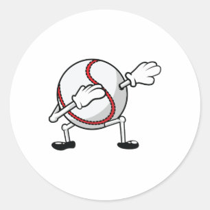Dabbing Baseball Cool Striking Baseball Player Gif Ronde Sticker