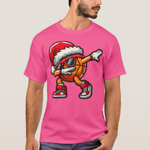 Dabbing Basketbal Kerst Grappig Peuter Bo T-shirt