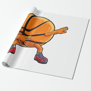 Dabbing Basketball Ball Funny Boys Mannen Sport Cadeaupapier