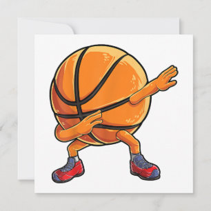 Dabbing Basketball Ball Funny Boys Mannen Sport Kaart