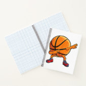 Dabbing Basketball Ball Funny Boys Mannen Sport Notitieboek (Binnen)