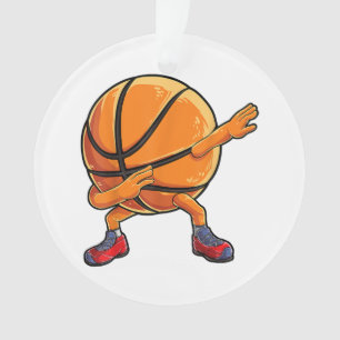 Dabbing Basketball Ball Funny Boys Mannen Sport Ornament